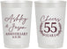 Personalized Anniversary 22 oz Frosted Cups - Cheers To 55 Years | 80008