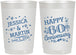 Personalized Anniversary 22 oz Frosted Cups - Cheers To 60 Years | 80009