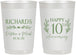 Personalized Anniversary 22 oz Frosted Cups - 10th Wedding | 80010