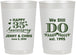 Personalized Anniversary 22 oz Frosted Cups - 35th Wedding | 80014