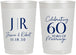 Personalized Anniversary 22 oz Frosted Cups - 60 Years Of Marriage | 80029