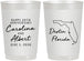 Personalized Anniversary 22 oz Frosted Cups - 20th Wedding | 80031