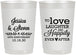 Personalized Anniversary 22 oz Frosted Cups - 40th Wedding | 80035