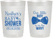 Personalized Baby Shower 22 oz Frosted Cups - Little Boy Is On The Way | 90005