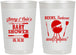 Personalized Baby Shower 22 oz Frosted Cups - Beers Bbq Babies | 90006