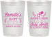 Personalized Baby Shower 22 oz Frosted Cups - Raise A Beer | 90008