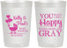 Personalized Baby Shower 22 oz Frosted Cups - You Make Me Happy | 90010
