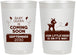 Personalized Baby Shower 22 oz Frosted Cups - Little Deer On The Way | 90011