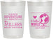 Personalized Baby Shower 22 oz Frosted Cups - Hello World | 90013