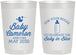 Personalized Baby Shower 22 oz Frosted Cups - Booze Baby In Blue | 90015