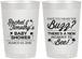 Personalized Baby Shower 22 oz Frosted Cups - Mommy To Bee | 90019