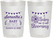 Personalized Baby Shower 22 oz Frosted Cups - Blooming | 90020