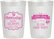 Personalized Baby Shower 22 oz Frosted Cups - Little Lady On The Way | 90022