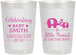 Personalized Baby Shower 22 oz Frosted Cups - Peanut On The Way | 90027