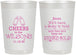 Personalized Baby Shower 22 oz Frosted Cups - Cheers Bottle | 90031