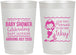 Personalized Baby Shower 22 oz Frosted Cups - Mermaid On Her Way | 90046
