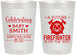 Personalized Baby Shower 22 oz Frosted Cups - Future Firefighter | 90048