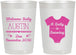 Personalized Baby Shower 22 oz Frosted Cups - Baby Is Brewing | 90050