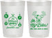Personalized Baby Shower 22 oz Frosted Cups - Oh My Deer Christmas | 90051