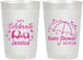 Personalized Baby Shower 22 oz Frosted Cups - Elephant Lets Celebrate | 90058