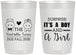 Personalized Baby Shower 22 oz Frosted Cups - Gender Reveal Boy Or Girl | 90064