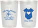 Personalized Baby Shower 22 oz Frosted Cups - Nautical Anchors Aweigh | 90083