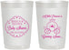 Personalized Baby Shower 22 oz Frosted Cups - Princess Coming Soon | 90085