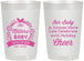 Personalized Baby Shower 22 oz Frosted Cups - Holiday | 90086