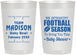 Personalized Baby Shower 22 oz Frosted Cups - Football | 90091