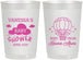 Personalized Baby Shower 22 oz Frosted Cups - Hot Air Balloon | 90097