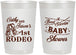 Personalized Baby Shower 22 oz Frosted Cups - Rodeo Boot Scootin | 90103
