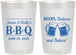 Personalized Baby Shower 22 oz Frosted Cups - Beers Bbq Babies | 90111
