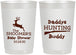 Personalized Baby Shower 22 oz Frosted Cups - Hunting Deer | 90118
