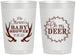 Personalized Baby Shower 22 oz Frosted Cups - Oh My Deer Christmas | 90121