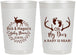 Personalized Baby Shower 22 oz Frosted Cups - Oh My Deer | 90123
