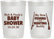 Personalized Baby Shower 22 oz Frosted Cups - Fishing Hunting | 90126