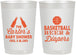 Personalized Baby Shower 22 oz Frosted Cups - Basketball Beer Diapers | 90133