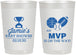 Personalized Baby Shower 22 oz Frosted Cups - Sports Mvp | 90141