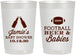 Personalized Baby Shower 22 oz Frosted Cups - Football Beer Babies | 90147