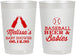 Personalized Baby Shower 22 oz Frosted Cups - Baseball Beer Diapers | 90149