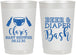 Personalized Baby Shower 22 oz Frosted Cups - Beer Diapers Bash | 90151