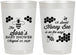 Personalized Baby Shower 22 oz Frosted Cups - Honey Bee | 90154