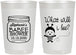 Personalized Baby Shower 22 oz Frosted Cups - What Will I Bee | 90156