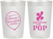 Personalized Baby Shower 22 oz Frosted Cups - Shes Going To Pop | 90160
