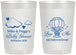Personalized Baby Shower 22 oz Frosted Cups - Love Is In The Air | 90163