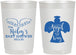 Personalized Baby Shower 22 oz Frosted Cups - Angel On The Way | 90165