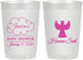 Personalized Baby Shower 22 oz Frosted Cups - Heaven Sent | 90166