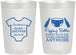 Personalized Baby Shower 22 oz Frosted Cups - Popping Bottles | 90169