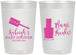 Personalized Baby Shower 22 oz Frosted Cups - Mani Thanks | 90184