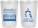 Personalized Baby Shower 22 oz Frosted Cups - Party At Our Crib | 90187